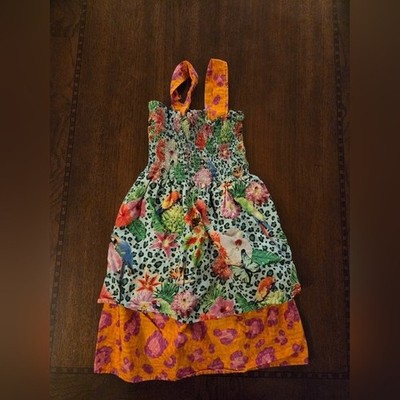 girl 5 summer dress bright colorful