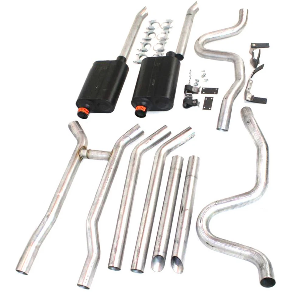 17119 Flowmaster Exhaust System for Chevy Olds Cutlass Coupe Sedan LeMans Buick Foto 3 de 4