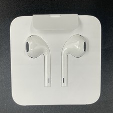 Wired Earbuds 3.5mm Headphones White Basic Style Retail Package