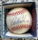 Pat Combs Signed League Baseball