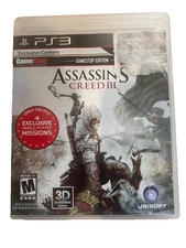 Assassin’s Creed III PS3 Game Disc – GameStop Edition, Excellent Condition