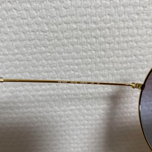 Ray-Ban JA-JO Sunglasses RB3592 Gold Frame 55□20-145 Brown Lens Hawaii w/ Case - Picture 4 of 6