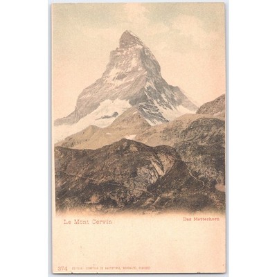 Postcard Le Mont Cervin Das Matterhorn Switzerland Landscape