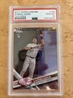 2017 TOPPS CHROME AARON JUDGE PSA 10 Gem Mint #169 ROOKIE Card RC Catching