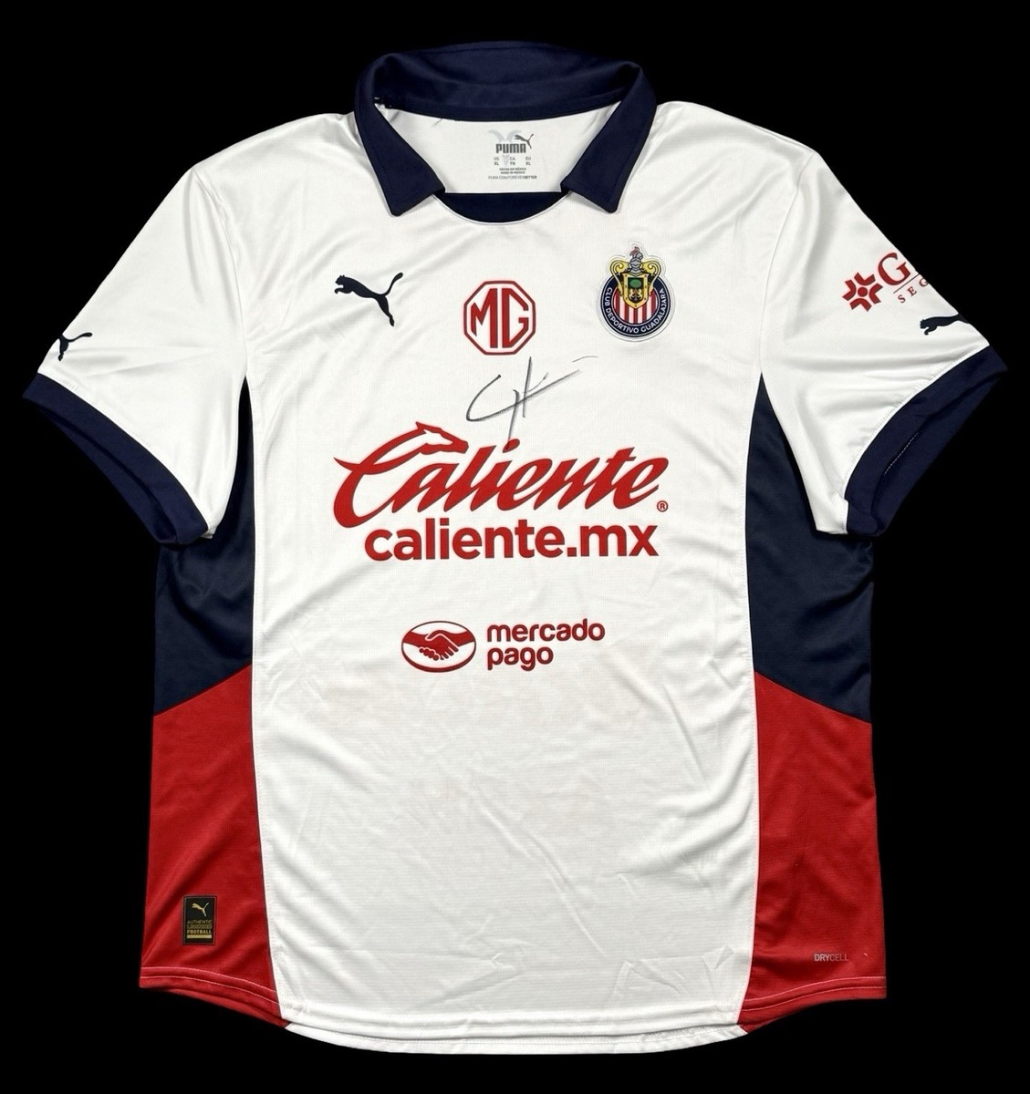 CHIRIです。 Javier “Chicharito” Hernandez Signed Autographed Chivas Jersey PSA