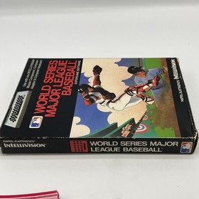 World Series Major League Intellivision ECS 1983 Mattel Edition Very Rare CiB