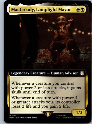 MacCready, Lamplight Mayor (Extended Art) Universes Beyond: Fallout NM R