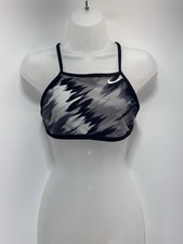 Nike Dri-Fit Sports Bra Gray Athletic Gym Run Yoga Women  s Size Medium
