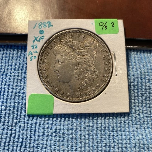 Silver Dollar Morgan 1882 O EF/AU.  O/S ?  Thank you