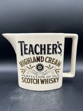 VTG Teacher’s Highland Cream Scotch Whisky Pitcher, Vintage Jug