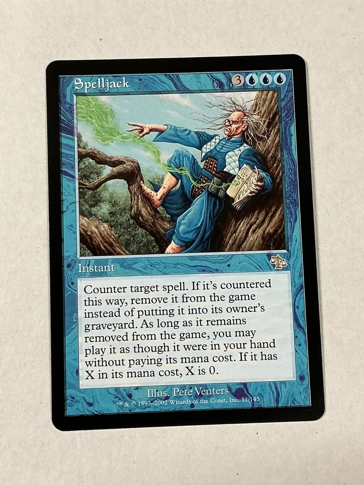 Spelljack 51 Rare Judgment Magic: The Gathering Near Mint MJB