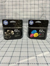 GENUINE HP 62XL Black  HP 62XL Tri-Color Ink Cartridge New in Retail Box4/2027