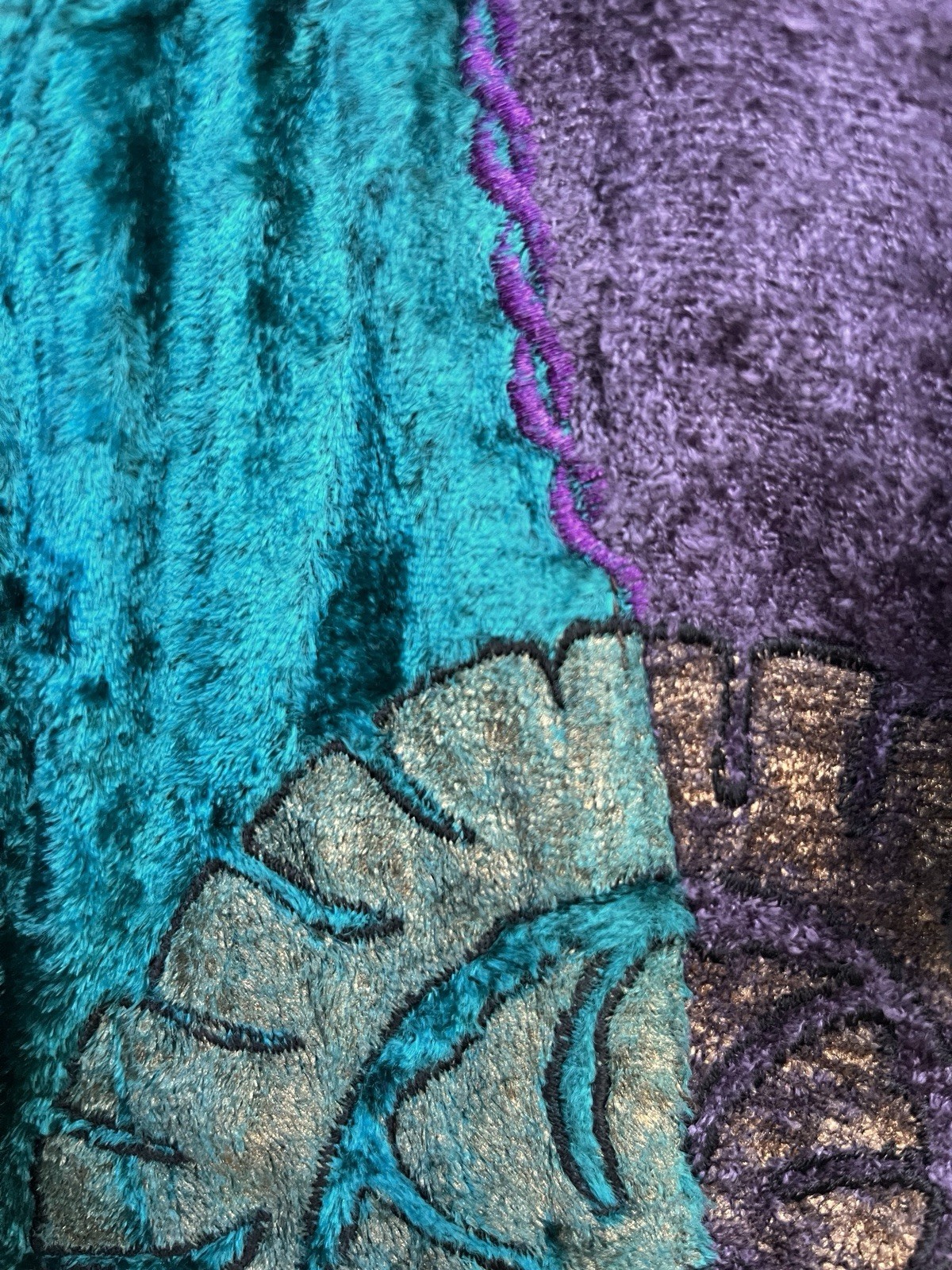 VTG Floral Tapestry Patchwork Jacket Lined Quilte… - image 19