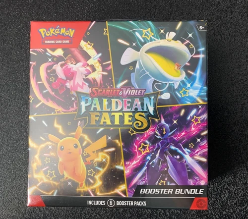 Pokemon TCG Scarlet & Violet Paldean Fates Factory Sealed Booster Bundle