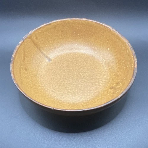 Vintage McCoy Pottery Mesa Canyon Coupe Cereal Bowls 1423 USA 1970s  8” Wide