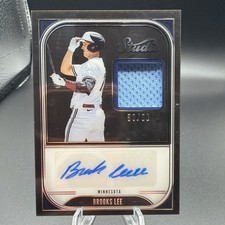 2023 Panini Chronicles- Studio Black Material Signatures Brooks Lee #SBM-BLE /50