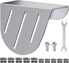 Short Mini Bike Clutch Cover Chain Guard Compatible with 212 224cc 196cc silver