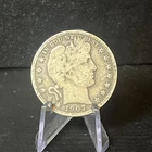 1907-D Barber Half Dollar 90% Silver US Coin Circulated