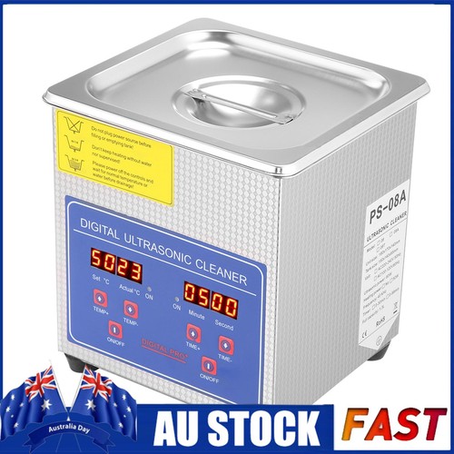Professional 1.3L Jewelry Cleaning Device with Steel Cover & Timer