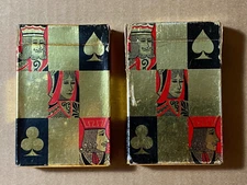 Brown & Bigelow Remembrance Playing Cards Lot of 2 Decks Redi-Slip Ad