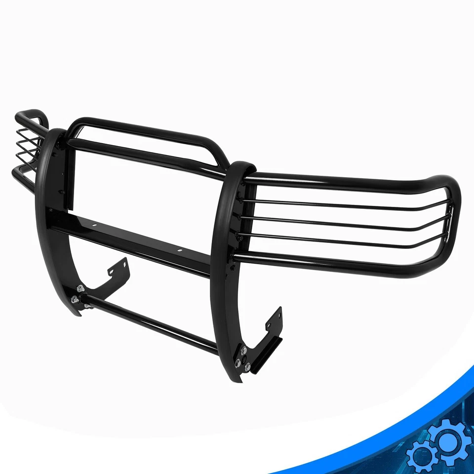 For 01-04 Nissan Frontier Bumper brush Grill Grille Guard in Powder-Coated Black Foto 2 de 4