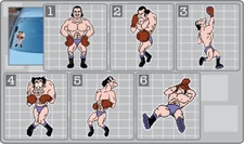 SUPER MACHO MAN Sprite from PUNCH OUT! Vinyl Decal Car Truck Sticker