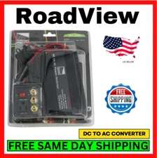 RoadView RI-300 DC to AC Power Inverter 12V To 115V 600W Compact Video/Audio Car