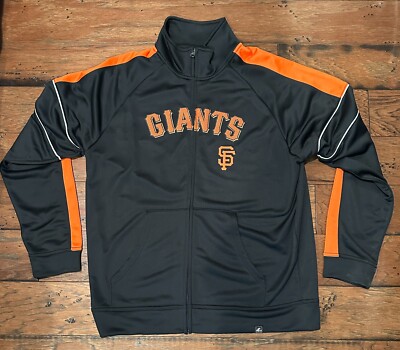 San Francisco Giants Full Zip up Jacket size L Majestic