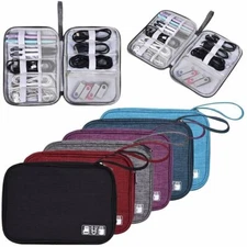 Travel Cable Bag Organizer Charger Storage Electronics USB Case Cord Accessories
