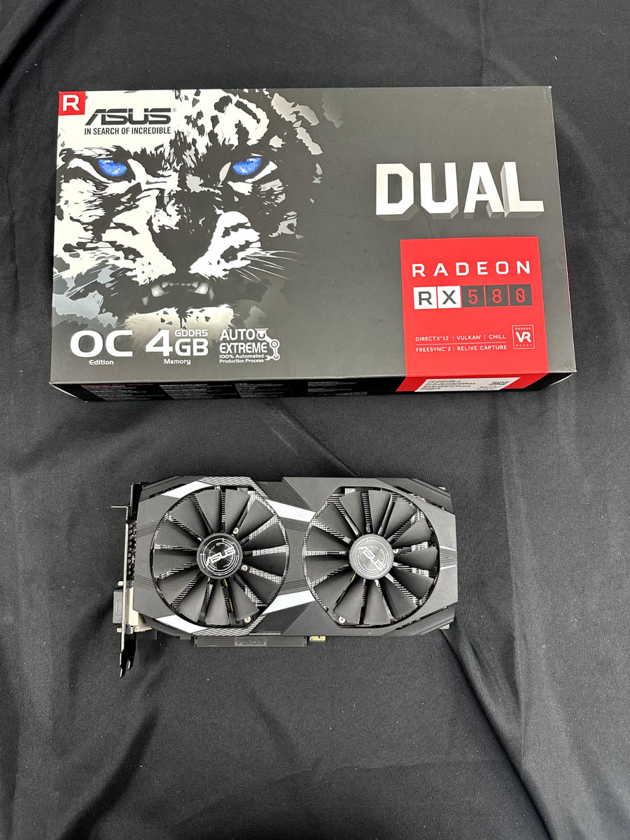 ASUS - 新品未開封 Radeon RX 580 ASUS DUAL-RX580-O4G DUAL-RX580-O4G｜Graphics Cards｜ASUS Baltics