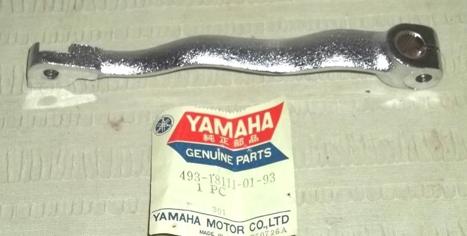 Новая из старых запасов подлинная педаль переключения передач Yamaha TY250 ~ P/N 493-18111-01-93 (#3532 - Изображение 3 из 4