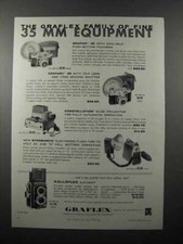 1958 Graflex Graphic 35, Century 35 Camera Ad - The Graflex Family