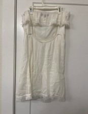 Lulus White Strapless Dress Size Medium
