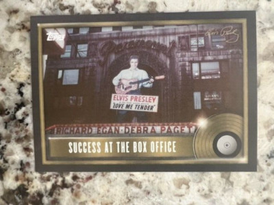 2022 TOPPS ELVIS PRESLEY THE KING ROCK ROLL CARD #24 SUCCESS AT THE BOX OFFICE