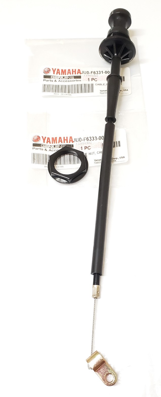 GENUINE YAMAHA GOLF CART G16G22 CHOKE KNOB CABLE 12 3/4" LONG & NUT eBay
