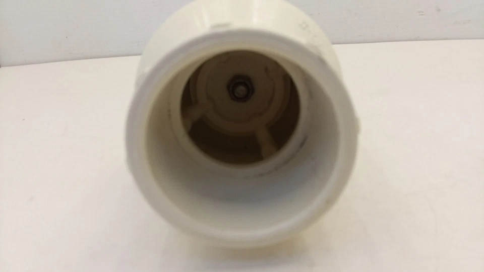 KBI KC-1500-S SLIP JOINT SPRING CHECK VALVE 1-1/2" DIA 200 PSI PVC BODY NNB - Image 3 of 4
