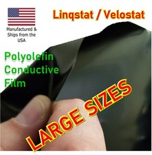 Velostat/Linqstat Pressure Sensitive Conductive Film - LARGE FORMAT 6 mil thick