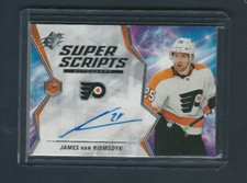 2020-21 Upper Deck SPx Hockey Super Scripts Auto # S-JV James Van Riemsdyk