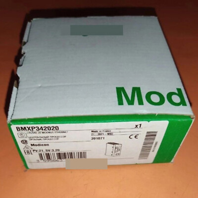 one New Schneider BMXP342020 PLC Expansion Module Processor Fast Ship