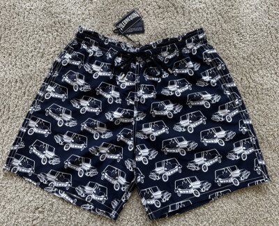 NWT 100% Authentic Vilebrequin MOOREA Swim Trunks - M - NAVY BLUE - MEN - MEDIUM