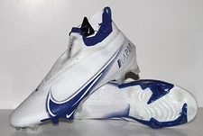 NEW NIKE VAPOR EDGE ELITE 360 P Football Cleats Mens White Royal Blue CV6282-107