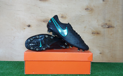 Nike Tiempo Legacy II FG 819218-004 Schwarz Schuhe Stollen Herren Fußball/Soc...