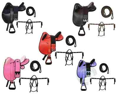 Selle Australienne RIDEX Simili Suédé – Taille 10 à 19 Et Accessoires