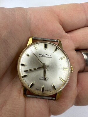 Vintage Sindaco Switzerland Mens Watch. 21 Jewels Watch Ship