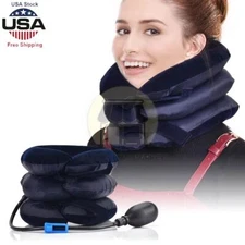 🔥🔥🔥Cervical Neck Traction Device Inflatable & Adjustable Neck Stretcher Neck