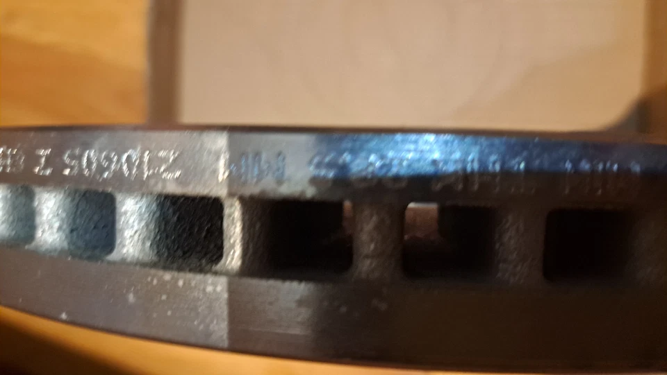 pair (2)Lt and Rt Front Drill/Slot Zinc Brake Rotors For Ford Explorer 2011-2019 - Image 4 of 4