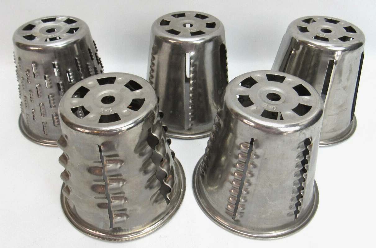 CONES for KitchenAid RVSA Stand Mixer Attachment Set of 5 Slicers Shredders