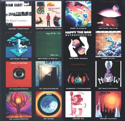 PAST PRESENT FUTURE Djam Karet, Happy The Man,Yezda Urfa SYN-PHONIC Sealed 2xLP - Imagen 6 de 12