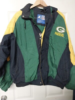 Vintage Men's Starter Green Bay Packers NFL Bomber Jacket