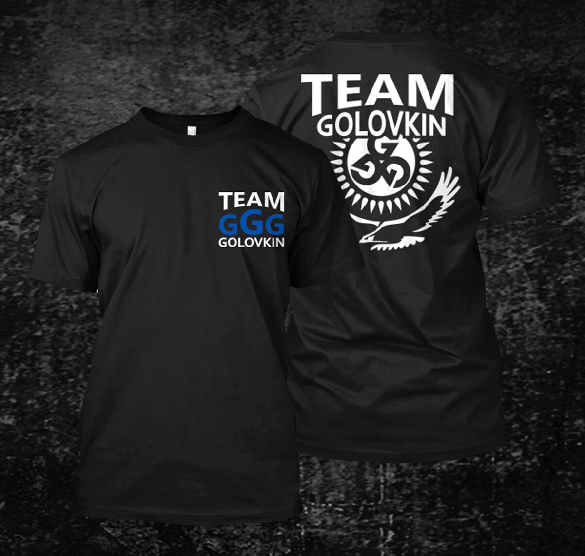 GGG Gennady Golovkin Team boxing - custom front and back t-shirt